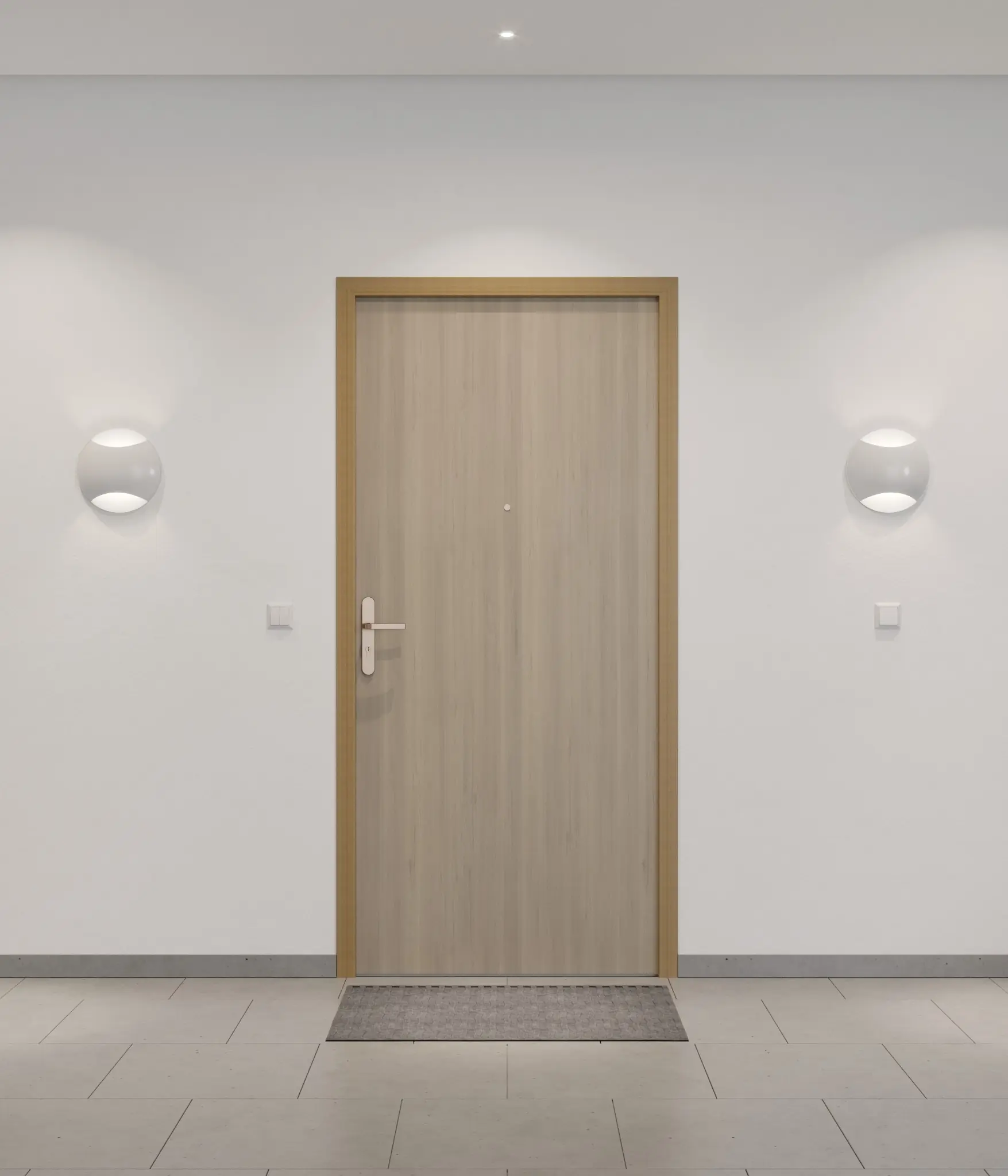Bloc-porte anti-effraction simple vantail simple action sur huisseries bois et métallique
